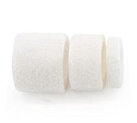 Blausky Nastro con brillantini, nastro di seta luccicante, nastro decorativo in tessuto, per bricolage, per matrimonio, compleanno, Natale, confezione regalo, bianco, 38 mm x 10 yards