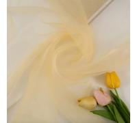 Blausky Tessuto in organza per cucito, 150 cm x 2 m, in morbido tulle, al metro, in tulle, come tessuto decorativo per sfogliare sedie, archi, tende, tovaglie, champagne