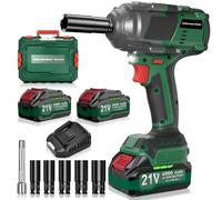 blayram 1000 Nm Avvitatore a Impulsi Brushless Compatibile con batterie Makita 18V, Avvitatore a Batteria da 1/2 pollice con 2 batterie da 4,0 Ah, Avvitatore ad Impulsi con 5 bussole per auto e casa