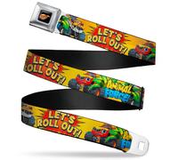 `Blaze And The Monster Machines Logo Full Color Black/Orange/Yellow... ACC NUOVO