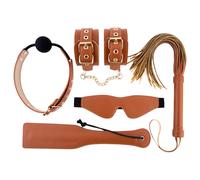 Blaze Elite - Set BDSM - 5 pezzi (cognac)