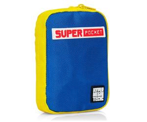 Blaze Evercade HMT Super Pocket Fabric Case (Capcom) blu/giallo, 5060990240430