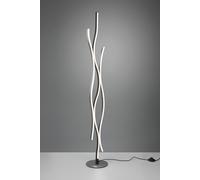 Piantana BLAZE led ondulata metallo 441210305alluminio e nero