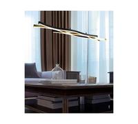 BLAZE SOSPENSIONE MODERNA LED 35W LUCE 2300-3000-4000K DIMMERABILE IN METALLO 2 FINITURE COLORE