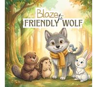 Blaze the Friendly Wolf Saves the Forest: A Teamwork Book for Kids Ages 2-5 About Helping Each Other - A Warm Forest Read-Aloud Story