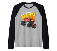 Blaze & The Monster Machines Blaze (Faccio Le Mie acrobazie) Maglia con Maniche Raglan
