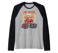 Blaze & The Monster Machines «Cute Blaze» Maglia con Maniche Raglan