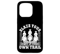 Blaze Your Own Trail - Cavalieri audaci per avventure divertenti Custodia per iPhone 15 Pro