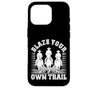 Blaze Your Own Trail - Cavalieri audaci per avventure divertenti Custodia per iPhone 16 Pro