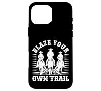 Blaze Your Own Trail - Cavalieri audaci per avventure divertenti Custodia per iPhone 16 Pro Max