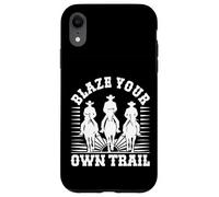 Blaze Your Own Trail - Cavalieri audaci per avventure divertenti Custodia per iPhone XR