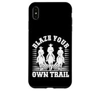 Blaze Your Own Trail - Cavalieri audaci per avventure divertenti Custodia per iPhone XS Max