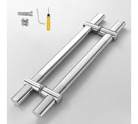 Blazea Porta Maniglie Maniglione di Sostegno Regolabile, Maniglie per Porte D'ingresso a Spinta e A Tiro, Maniglie Lunghe per Cancelli in Vetro in Acciaio Inossidabile 304(100cm(39 3/8"))
