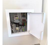 Blazea Sportello Ispezione Sportello di Accesso Idraulico Piccolo con Chiusura Magnetica, Pannello di Accesso per Parete/soffitto, Sportello di Ispezione e Sportello di Servizio(White,25x25cm)
