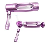 Blazecan Glass Water Bottle, Bottles with Aluminum Exterior And a Glass Interior, Pocket-Sized Bottles Travel Companion,Leakproof, Easy to Set up Clean(Purple)