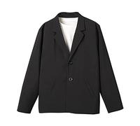 Blazer Casual per Uomo Giacca Oversize Giacca da Abbigliamento Abito Solido Cappotto Abito da Uomo