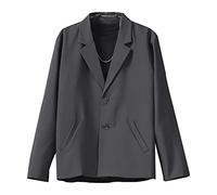 Blazer Casual per Uomo Giacca Oversize Giacca da Abbigliamento Abito Solido Cappotto Abito da Uomo