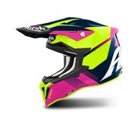 Casco Off Road Airoh STRYCKER Blazer Blue/Pink Gloss Taglia:XXL