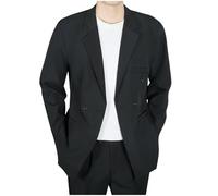 Blazer da Uomo con Un Bottone in Tinta Unita Blazer da Uomo a Scacchi Slim Fit Giacca con Bottone Elegante Giacca Affare Giacche da Abito Casual Cappotti Twill Moda Cappotto Autunno Blazers