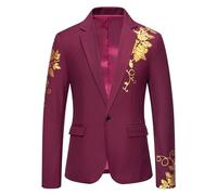 Blazer Da Uomo Con Un Bottone in Tinta Unita Blazer Da Uomo Collo a Scialle 1 Bottone Slim Fit Giacca Da Abito Formale Vestibilità Normale Regular Fit Giacche Chic Elegante Giacche Da Lavoro Formale