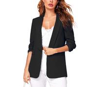 Blazer donna giacca sfiancata elegante monopetto maniche 3/4 TOOCOOL MS-7684