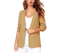 Blazer donna giacca sfiancata elegante monopetto maniche 3/4 TOOCOOL MS-7684