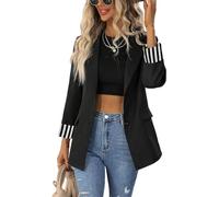 Blazer Donna Versione della Tuta per Il Blocco dei Colori A Manica Lunga-G76Z316-Xxl