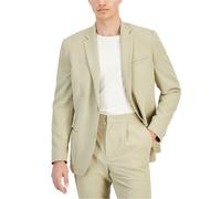 Blazer Giacca Alfani Uomo In Seersucker Testurizzato A Due Bottoni, Beige, Media