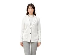 Blazer in Cotone, Giacca Jacket da Donna -Manica Lunga con Due Bottoni - Artigianale, Made in Italy - Casual, Classica Sportiva (IT, Testo, M, Regular, Regular, Naturale)