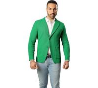 Blazer in Cotone, Giacca Jacket da Uomo Slim Fit - Punto Cucitura Chicco di Riso - Artigianale, Made in Italy - Casual, Classica Sportiva (IT, Testo, L, Regular, Regular, Verde)