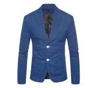 Blazer Uomo Primaverile Regular Giacca con Bottone Elegante Blazer Affare Giacche da Abito Casual Blazers con Risvolto Classico Formale Giacca da Abito Blazer Business Sakko Capispalla Leggero