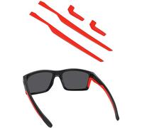 BLAZERBUCK Cuscinetti auricolari di ricambio per occhiali da sole Oakley Mainlink OO9264, Rosso, 0