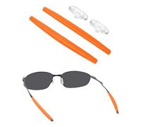 BLAZERBUCK Cuscinetti auricolari e nasello di ricambio per occhiali da sole Oakley Whisker - arancione