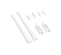 BLAZERBUCK Kit di calze di ricambio Earsocks & Nosepieces per Oakley Flak Jacket XLJ Sunglass - Bianco