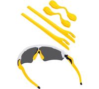 BLAZERBUCK Kit di calze di ricambio per auricolari e naselli per occhiali da sole Oakley Radar EV Series, colore: giallo