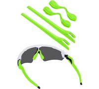 BLAZERBUCK Kit di calze di ricambio per auricolari e naselli per occhiali da sole Oakley Radar EV Series, colore: verde