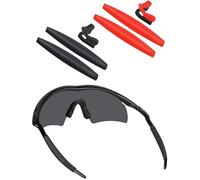 BLAZERBUCK Kit di calze di ricambio per occhiali da sole Oakley serie M Frame - Nero + Rosso
