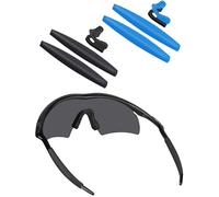 BLAZERBUCK Kit di ricambio per calzini e naselli per occhiali da sole Oakley M Frame Series - nero + azzurro