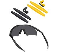 BLAZERBUCK Kit di ricambio per calzini e naselli per occhiali da sole Oakley M Frame Series - nero + giallo