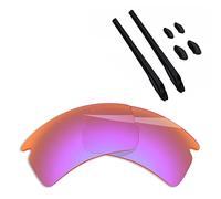 BlazerBuck Kit lenti di ricambio e calzino per Oakley Flak 2.0 XL OO9188, Rose Trail Polarizzato, 0