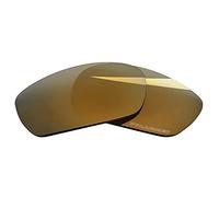 BlazerBuck - Kit lenti di ricambio polarizzate anti-sale e calzino per giacca Oakley Jawbone Racing Pearl Gold Polarizzato 0