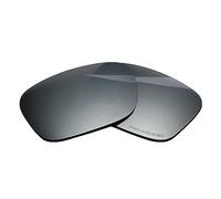 BlazerBuck - Kit lenti di ricambio polarizzate anti-sale e calzino per giacca Oakley Jawbone Racing Ventilato argento cromato polarizzato 0