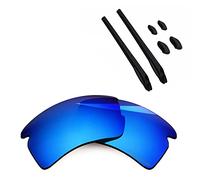 BlazerBuck Lenti di ricambio e kit calze per Oakley Flak 2.0 XL OO9188, Ice Blue - Polarizzato, 0