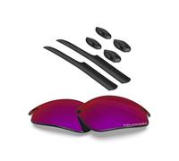 BlazerBuck Lenti di ricambio polarizzate anti-sale, per Oakley Fast Jacket OO9097, Cielo stellato bruciato Polarizzato, taglia unica