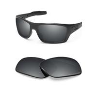 BlazerBuck Lenti di ricambio polarizzate anti-sale per Oakley Turbine OO9263, Argento Cromato - Polarizzato, 0