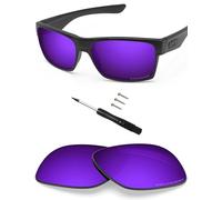 BlazerBuck Lenti di ricambio polarizzate anti-sale per Oakley TwoFace OO9189, Viola cosmico - Polarizzato, 0