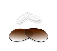 BlazerBuck Lenti di ricambio polarizzate anti-sale per occhiali da sole Oakley Caveat OO4054, Marrone sfumato, Fit Caveat OO4054 60mm