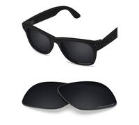 BlazerBuck Lenti di ricambio polarizzate anti-sale per occhiali RayBan Meta Wayfarer RW4006, Nero Polarizzato, 0