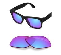 BlazerBuck Lenti di ricambio polarizzate anti-sale per occhiali RayBan Meta Wayfarer RW4006, Rose Trail Polarizzato, 0