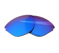BlazerBuck lenti di ricambio polarizzate anticalcare per occhiali da sole Oakley Frogskins Lite OO9374, Blu ghiaccio polarizzato, 0